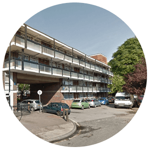 e14 residential rubbish collection in cubitt town